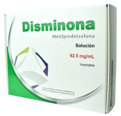 Disminona Sol. Iny. Caja C/50 Fco. Amp. 500 Mg/8 Ml. (62.5 Mg/1 Ml.)