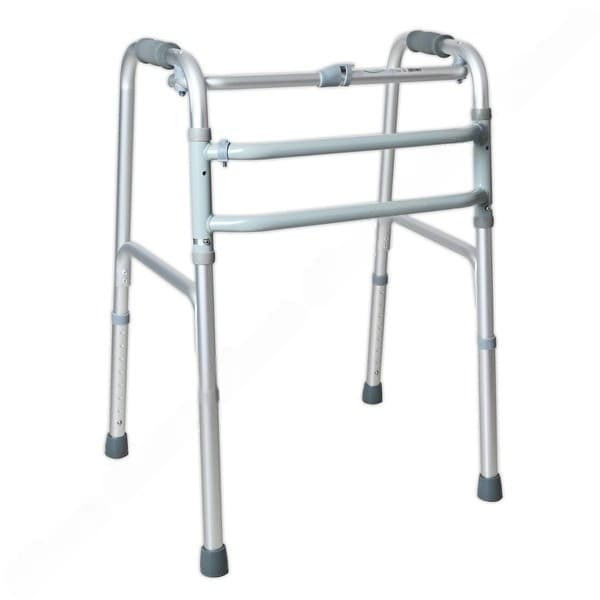 Andadera de Aluminio Fija (mobicare) Color Plata.