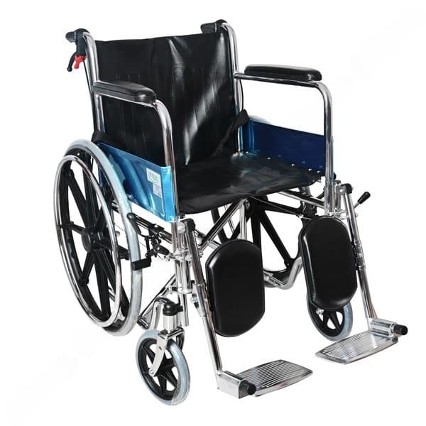 Silla de Ruedas Ultraligera C/elevapiernas (mobicare) Cromada.