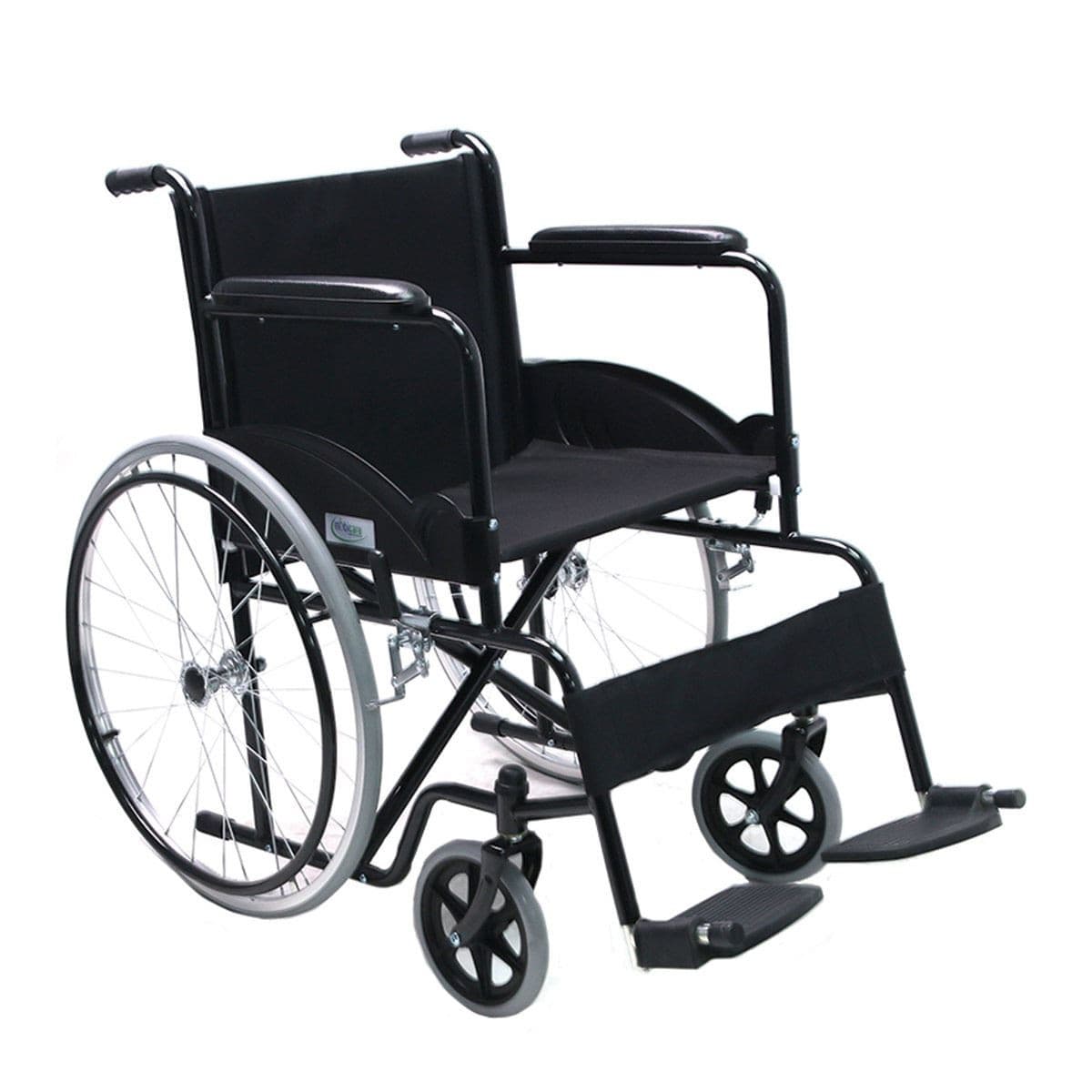 Silla de Ruedas de Acero (mobicare) Mod. Ecg800 Col. Negro 24"