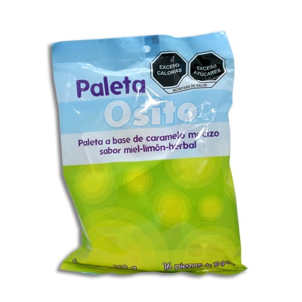 Paleta Osito Bolsa C/16 Pzas. 10 G.