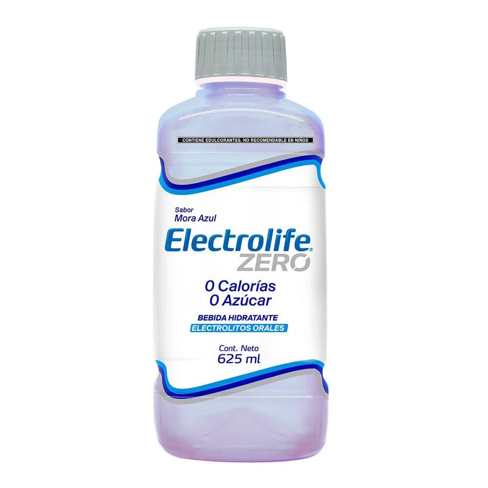 Electrolife Zero Bebida Hidratante Sol. Sab. Mora Azul 625 Ml.