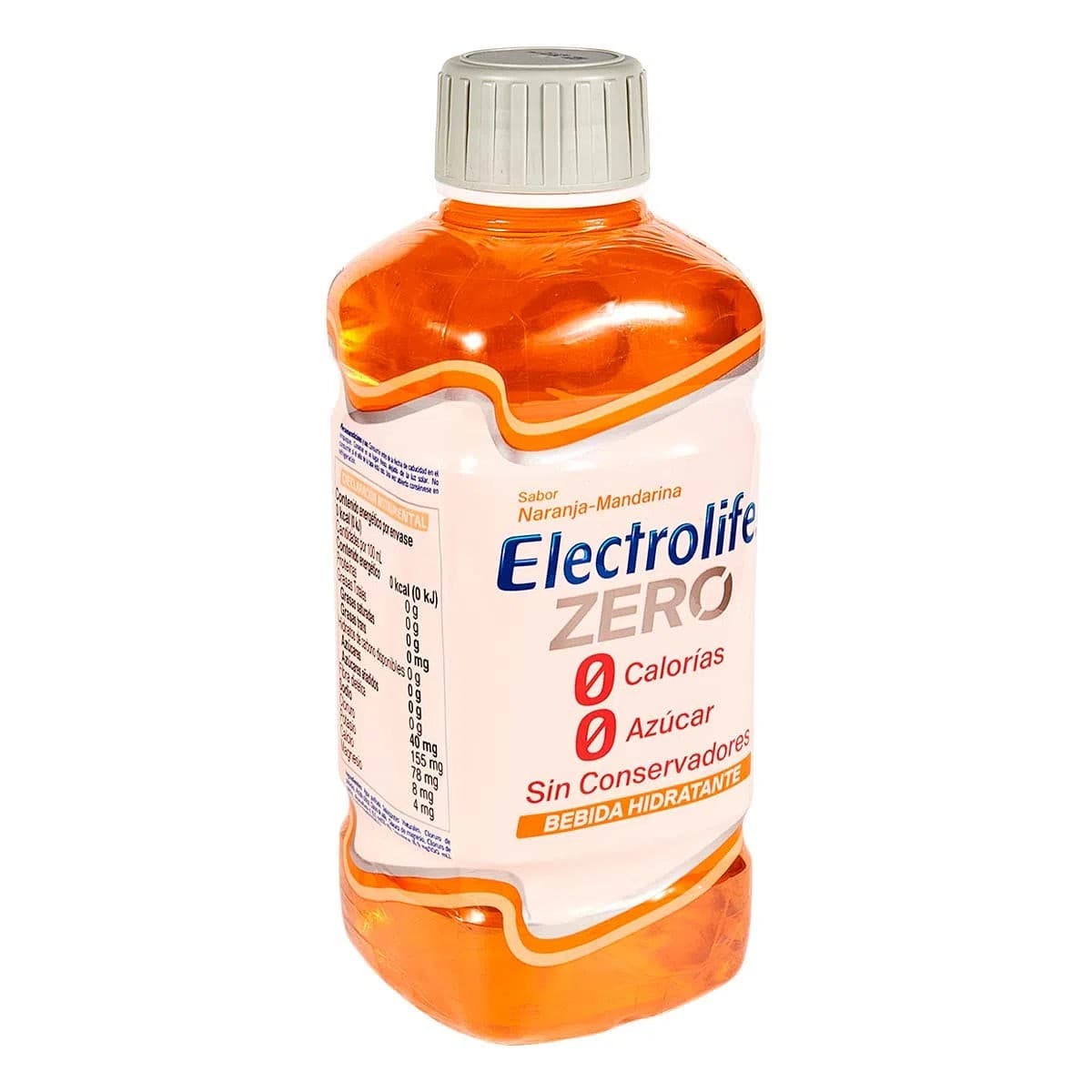 Electrolife Zero Bebida Hidratante Sol. Sab. Naranja-mandarina 625 Ml.