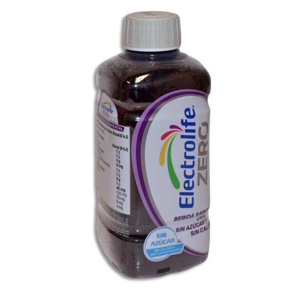 Electrolife Zero Bebida Hidratante Sol. Sab. Uva 625 Ml.