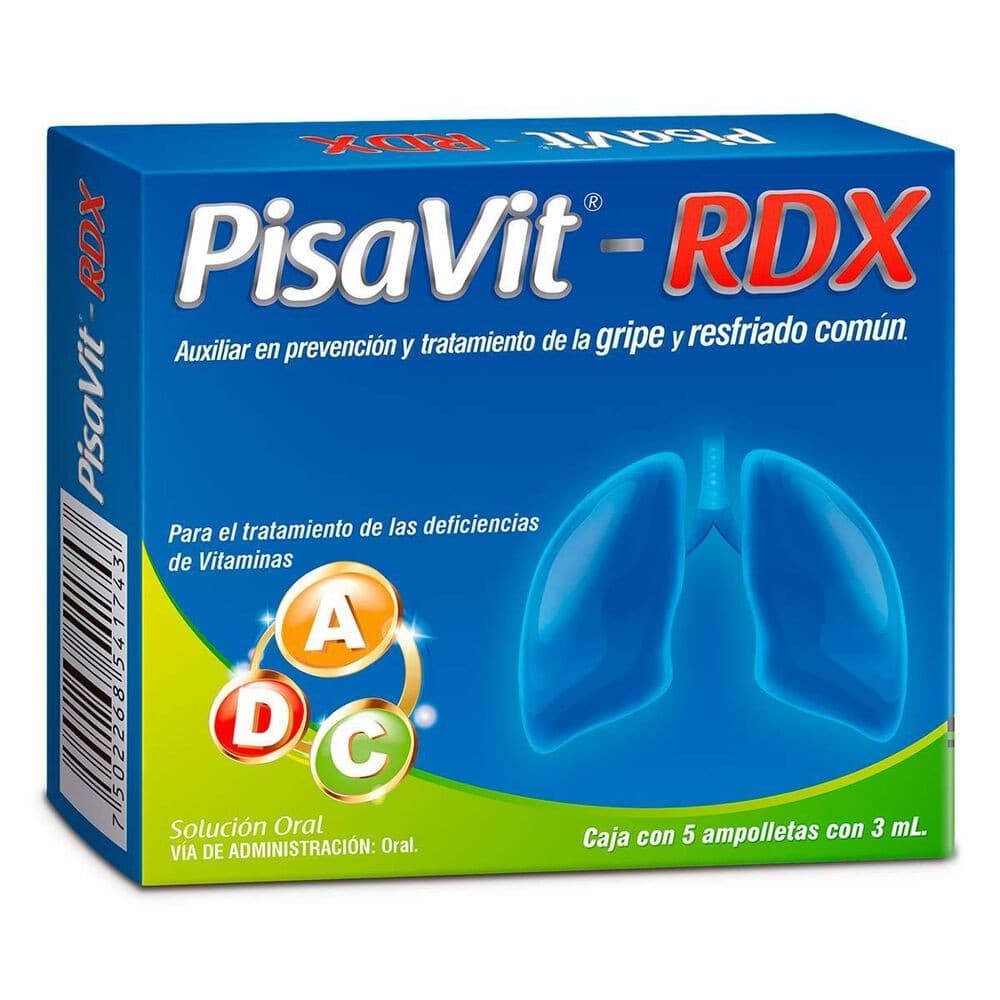 Pisavit-rdx Sol. Ingerible C/5 Amptas. 3 Ml. 6000 Ui/1200 Ui/499.65 Mg.