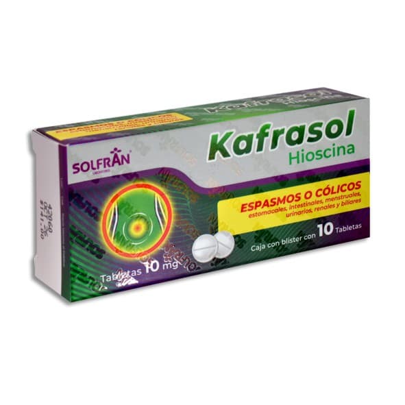 Kafrasol C/10 Tabs. 10 Mg.