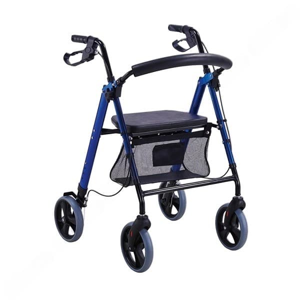 Andadera Rollator de Lujo Pgble (super Confort) Color Azul.
