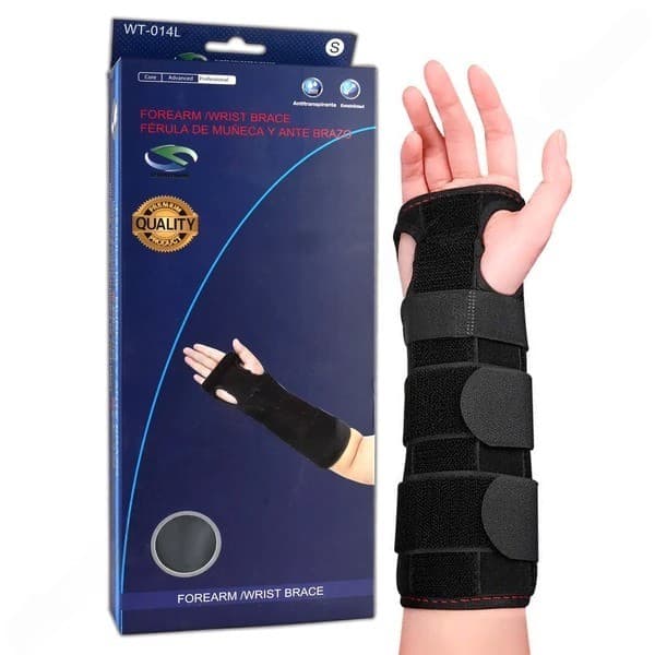 Férula de Muñeca y Antebrazo (s.confort) Talla Chica (13-15cm) C/1 Pza.