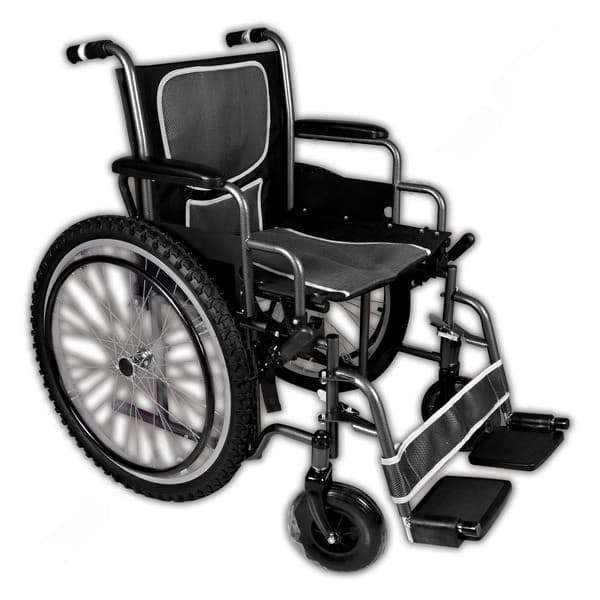 Silla de Ruedas Todo Terreno 19" (super Confort) Mod. Sc-361 Col. Negro.