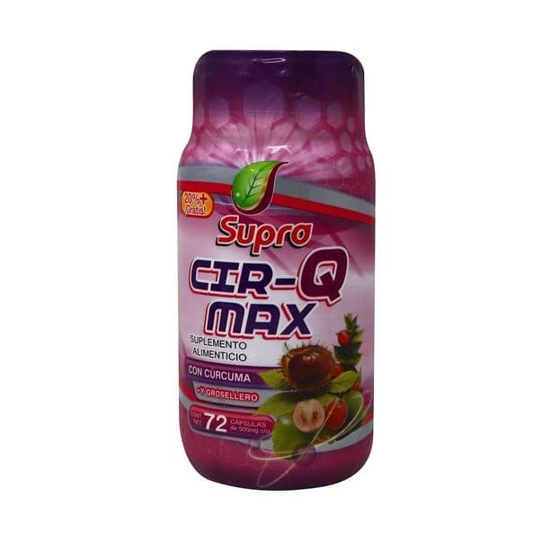 Cir-q Max C/cúrcuma y Grosellero (supra) C/72 Caps. 500 Mg.