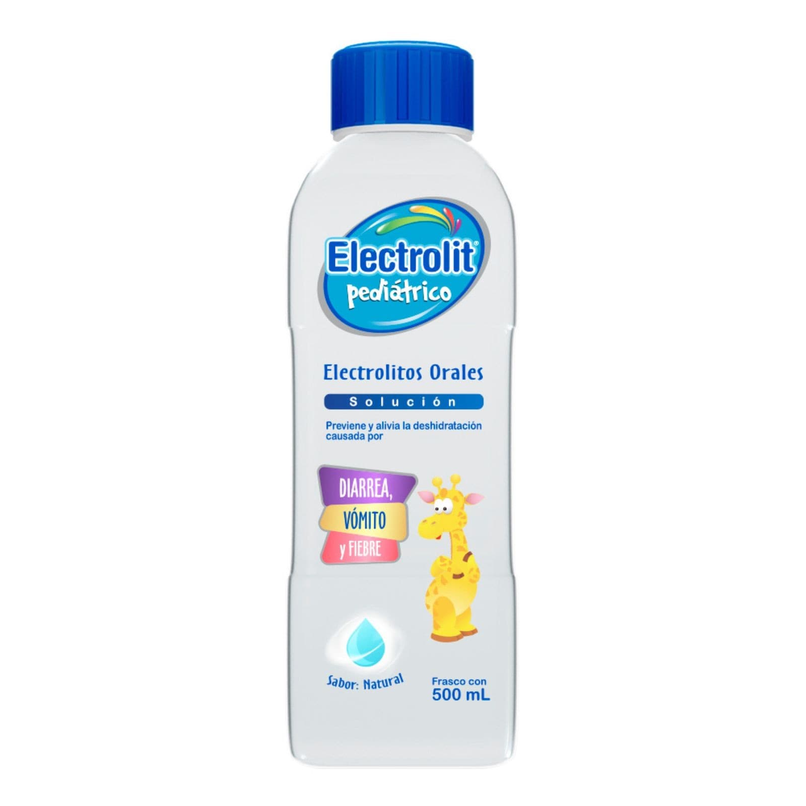 Electrolit Pediátrico Electrolitos Orales Sol. Sab. Natural 500 Ml.
