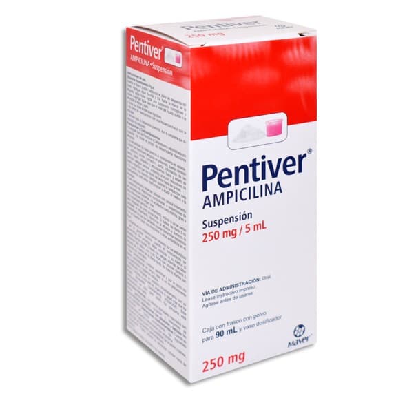 Pentiver Susp. Fco. 90 Ml. 250 Mg/5 Ml.