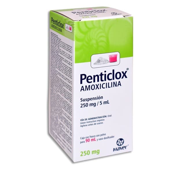 Penticlox Susp. Fco. 90 Ml. 250 Mg/5 Ml.