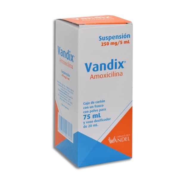 Vandix Susp. Fco. 75 Ml. 250 Mg/5 Ml.