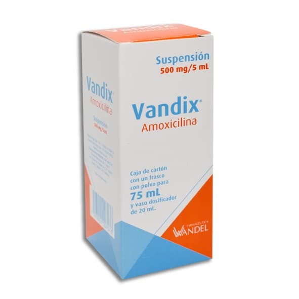 Vandix Susp. Fco. 75 Ml. 500 Mg/5 Ml.