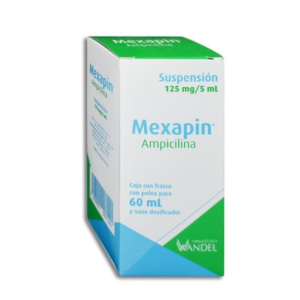 Mexapin Susp. Fco. 60 Ml. 125 Mg/5 Ml.