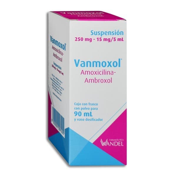 Vanmoxol Susp. Fco. 90 Ml. 250-15 Mg/5 Ml.