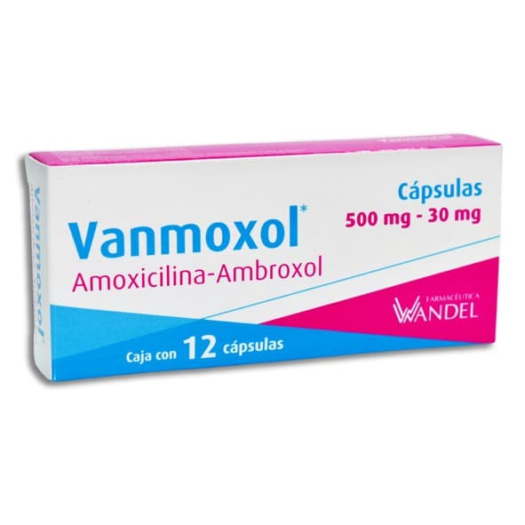 Vanmoxol C/12 Caps. 500/30 Mg.