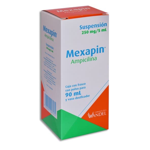 Mexapin Susp. Fco. 90 Ml. 250 Mg/5 Ml.
