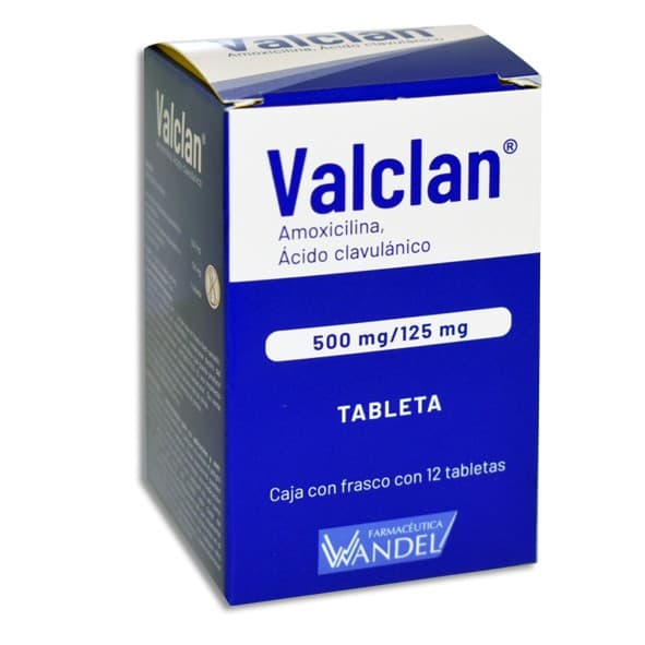Valclan C/12 Tabs. 500/125 Mg.