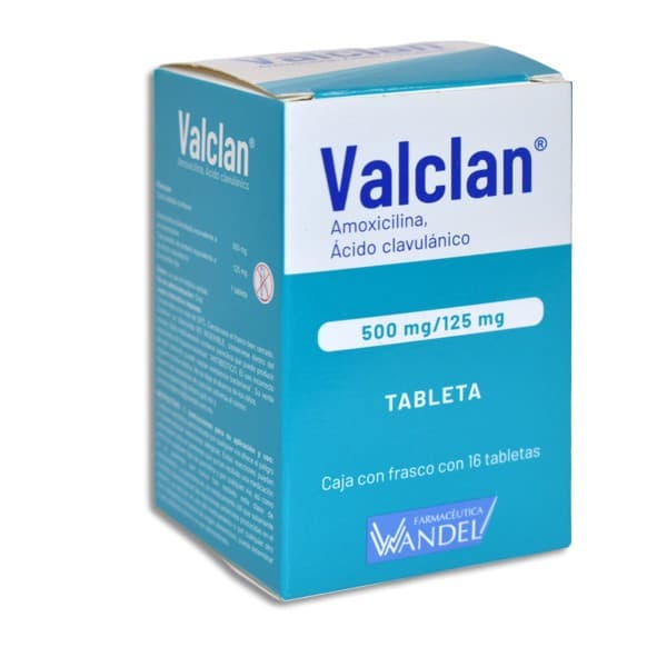 Valclan C/16 Tabs. 500/125 Mg.