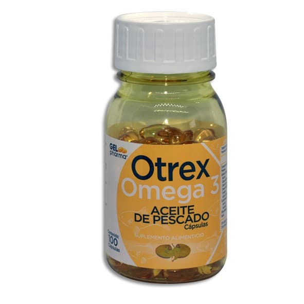 Otrex Omega 3 Aceite de Pescado C/100 Caps. 0.73 G.