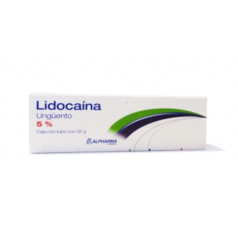 Lidocaina (alpharma) Ungüento 5% Tubo C/35 G.
