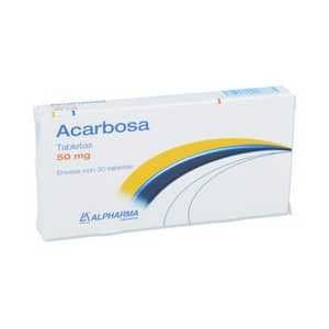 Acarbosa (alpharma) C/30 Tabs. 50 Mg.