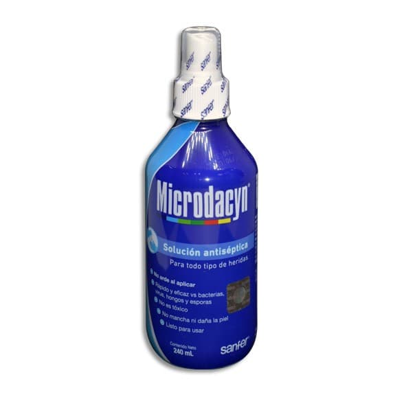 Microdacyn Sol. Antiséptica Fco. Atomizador 240 Ml. 55 Ppm.
