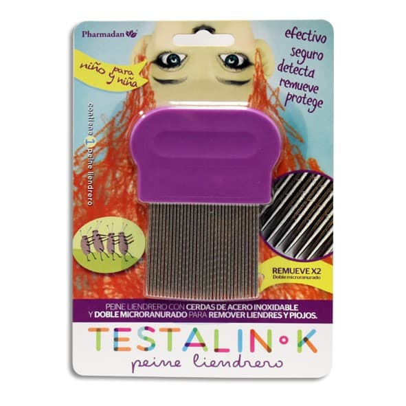 Testalin-k Peine Liendrero Blister C/1 Pza.