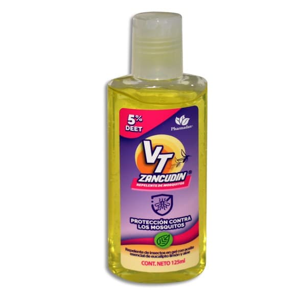 Vt Zancudin Gel Repelente de Mosquitos Fco. 125 Ml.