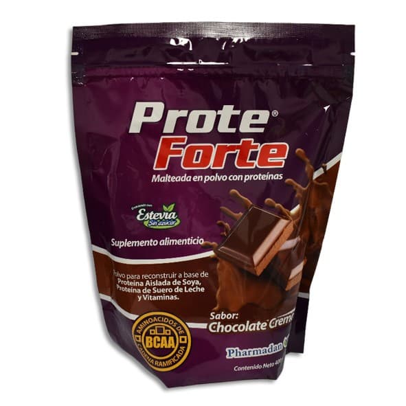 Prote Forte Polvo Sabor Chocolate Bolsa C/400 G.