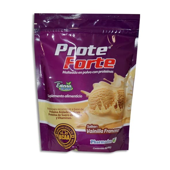 Prote Forte Polvo Sab. Vainilla Francesa Bolsa C/400 G.
