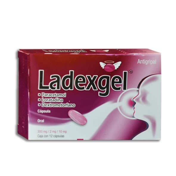 Ladexgel C/12 Caps. 300/2/10 Mg.