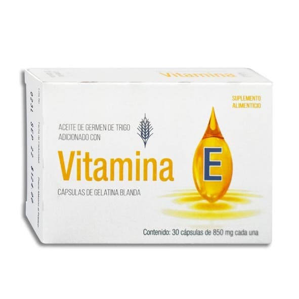 Vitamina E (progela) C/30 Caps. 850 Mg.