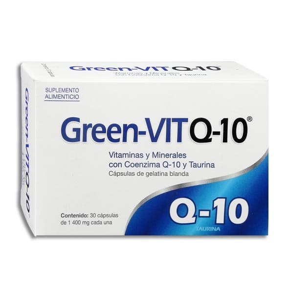 Green-vit Q-10 C/30 Caps. 1400 Mg.