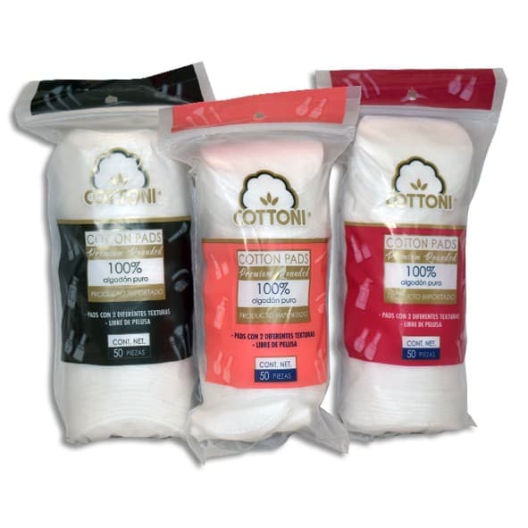 Cotton Pads Premium Paq. C/50 Pzs.