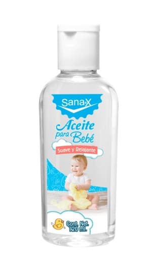 Aceite para Bebé (sanax) Fco. C/120 Ml.