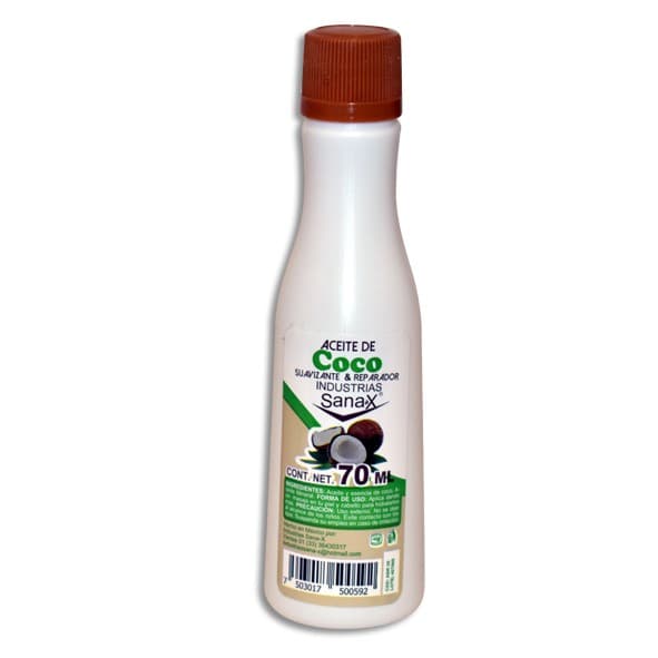 Aceite de Coco (sanax) Fco. 70 Ml.