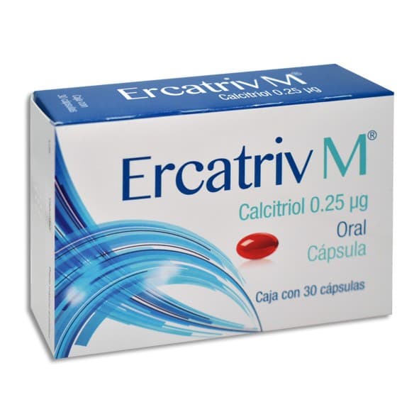 Ercatriv-m C/30 Caps. 0.25 Mcg.