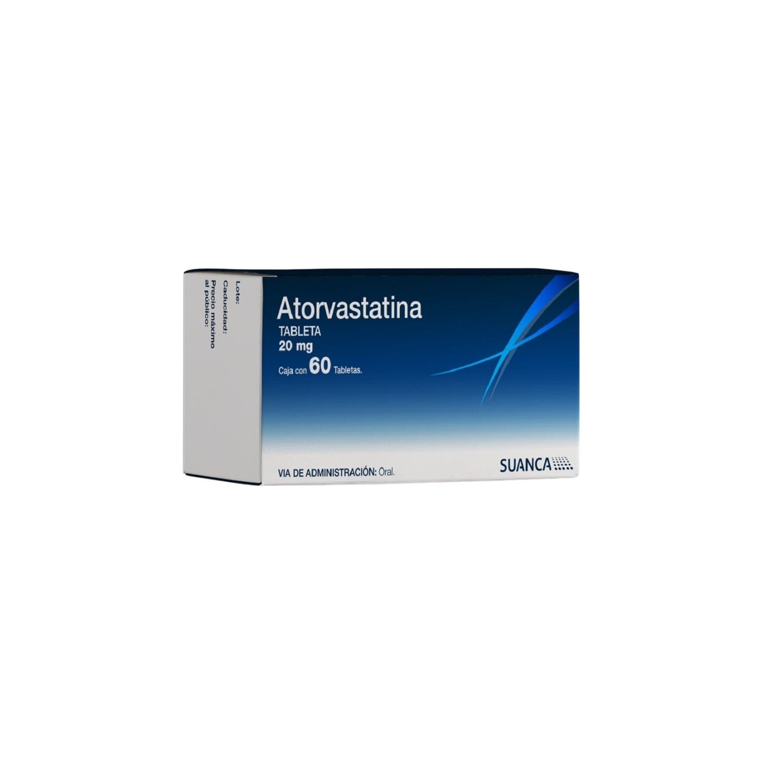 Atorvastatina (suanca) C/60 Tabs. 20 Mg.