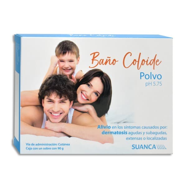 Baño Coloide (suanca) Polvo Ph 5.75 C/1 Sobre 90 G. 96.5-2.0 G/100 G.