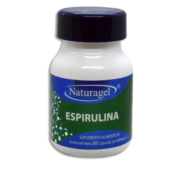Espirulina C/60 Caps. 600 Mg.