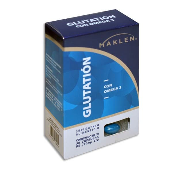 Glutatión con Omega 3 (maklen) C/30 Caps. 700 Mg.