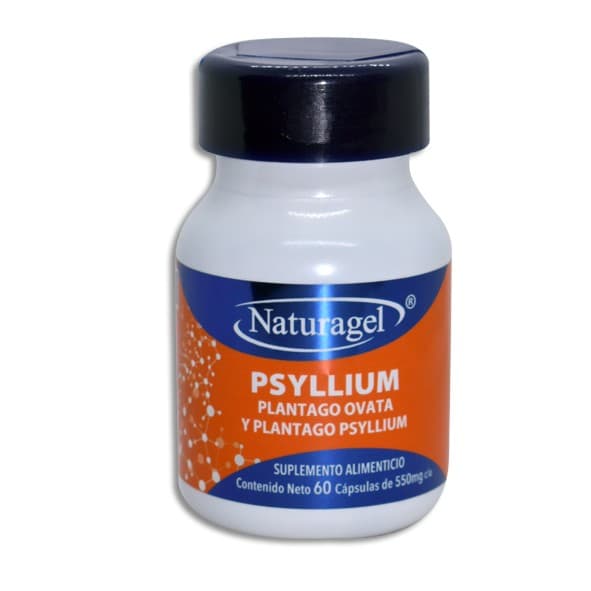 Psyllium Plantago Ovata+plantago Psyllium (naturagel) C/60 Caps. 550 Mg.