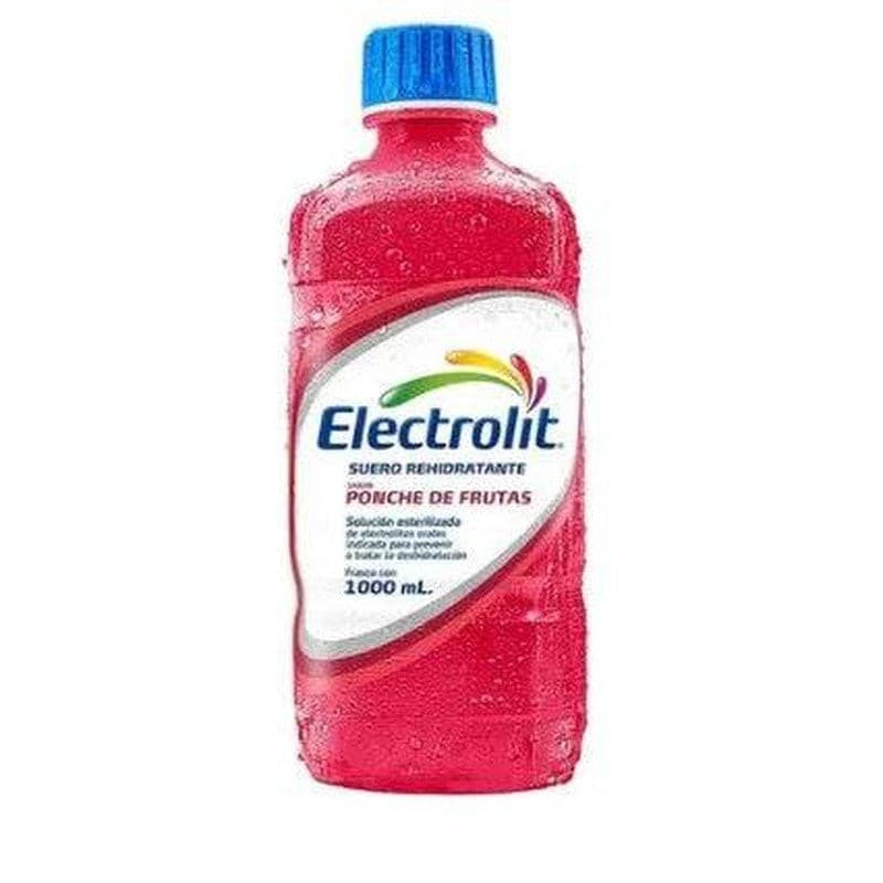 Electrolit Electrolitos Orales Sol. Sab. Ponche de Frutas 1000 Ml.