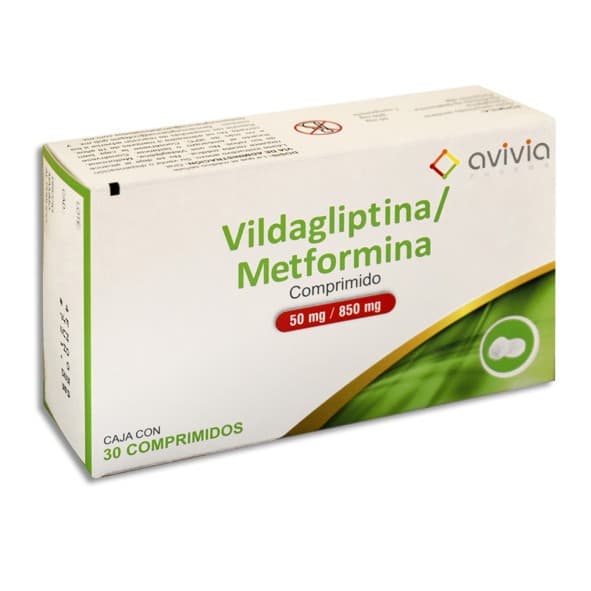 Vildagliptina/metformina (avivia) C/30 Comps. 50/850 Mg.