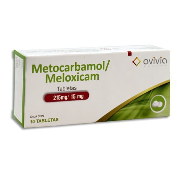 Metocarbamol/meloxicam (avivia) C/10 Tabs. 215/15 Mg.
