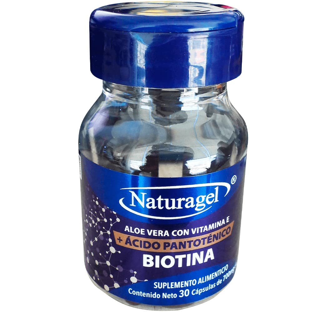 Biotina/aloe Vera/vitamina E+ac. Pantoténico (naruragel) C/30 Caps. 700 Mg.