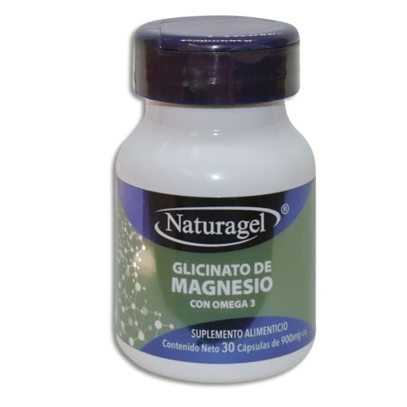 Glicinato de Magnesio con Omega-3 C/30 Caps. 900 Mg.